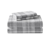 Laura Ashley front packaging showing Mulholland Plaid Grey, clear brand identity and style