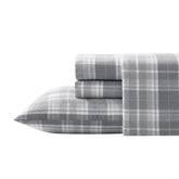 Laura Ashley front packaging showing Mulholland Plaid grey and contents