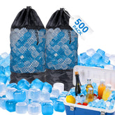 LAZYSEAL front packaging showing 500-pack and two storage bags for convenience
