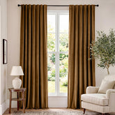 Lazzzy front view panels showing full-length elegance and room warmth