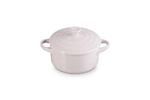 Le Creuset mini cocotte front view showing Shallot color and elegant serving appeal