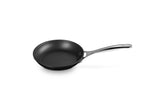 Le Creuset front view of 8" PRO fry pan highlighting durable finish and utility
