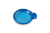 Le Creuset spoon rest front view Marseille showing compact design and easy cleanup