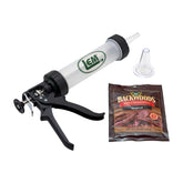LEM jerky gun front view showing sturdy handle and trigger for easy control