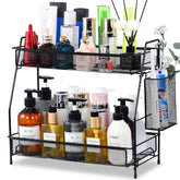 LEMIKKLE front view showing two-tier storage and neat organization benefits