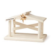 Lenox ivory porcelain creche front view showing figures and display benefit