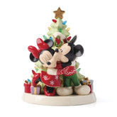 Lenox front view of light-up tree figurine showing Disney charm and elegant finish
