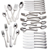 Lenox flatware set on table showing full place settings and elegant presentation