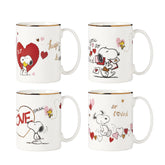 Lenox Snoopy front view showing Peanuts art and charm
