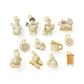Lenox Snow Pals front packaging showing all twelve ornaments and elegant presentation