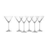 Lenox martini glasses front packaging showing elegant set and value