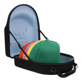 Lids front view showing durable case protecting hats