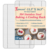 LIEMAND front view of two cooling racks showing fit and finish