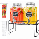 Lifewit front view showing jar and stand for stylish serving