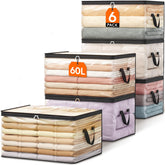 Lifewit front view of clear storage bag showing contents and easy visibility