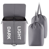 Lifewit front view showing two compartments and concealed laundry benefit