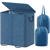 Lifewit front view showing blue double compartments and tidy bedroom benefit
