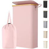 Lifewit slim hamper front view showing compact vertical storage benefit