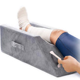 LightEase front view of leg pillow showing shape and stability benefit