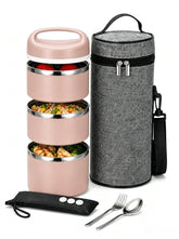 Lille Home front view of closed lunch box showing compact design and portability