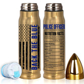 Limima front view showing "Back The Blue" design and bold finish, honoring officers