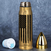 Limima front view showing black USA flag design and durable finish