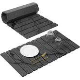 Linidcoud front view of stone drying mat protecting countertop efficiently