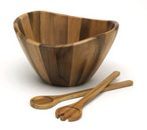 Lipper International bowl front view showcasing wave rim and serving capacity