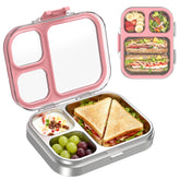 LOHASOK front view pink bento showing compact design and portability