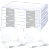 LonlyEagle front view of clear A4 file case showing labeled organization benefit
