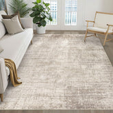 LOONGRUG front view showing brown neutral pattern and modern look