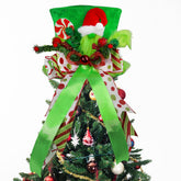Lordaeron top hat front view on tree, adds vintage charm