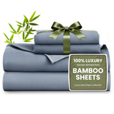 Love's cabin packaged king sheet set showing contents and color, quick selection benefit