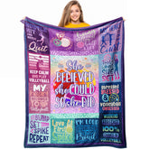 Loxezom front view showing full volleyball print and cozy appeal
