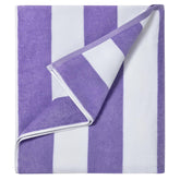 LULUHOME front folded striped towel showing neat packaging and generous size