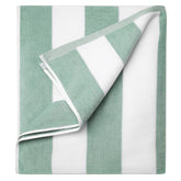 LULUHOME front view of striped towel showing full pattern and size benefits
