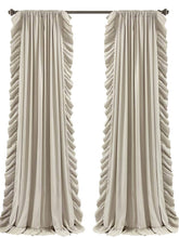 Lush Decor Reyna front panels wheat showing romantic texture and warm glow