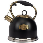 LUXGRACE front view showing stainless steel kettle for durable boiling