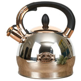 LUXGRACE front view of stainless kettle showing sleek metallic finish and capacity benefit
