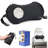Luxtude front view of inflated pillow showing immediate back support