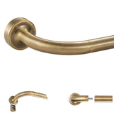 Lwiiom front view showing antique bronze finish and elegant profile benefit: classic look