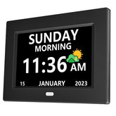 LXBYJKJ front display showing large clear time and date for easy reading