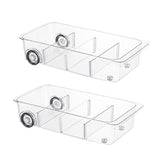 LXLXXL front view of clear fridge drawer showing contents and visibility benefit