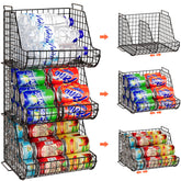 Lyuwanxian front packaging view showing compact can dispenser and easy storage benefit
