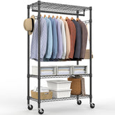 M MZG front view of full three-tier rack showing sturdy storage benefit