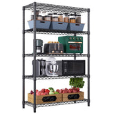 m mzg front view full shelving showing sturdy frame and space saving
