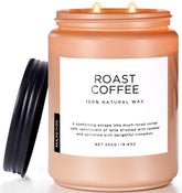 M&SENSE front jar showing coffee candle and long-lasting ambiance