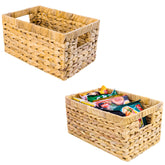 M4DECOR front view of two baskets showing natural storage benefit