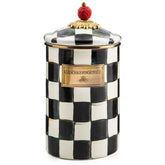 MACKENZIE-CHILDS front view showing canister shape and decorative benefit