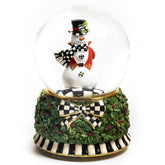 MACKENZIE-CHILDS front view showing snowman and festive appeal